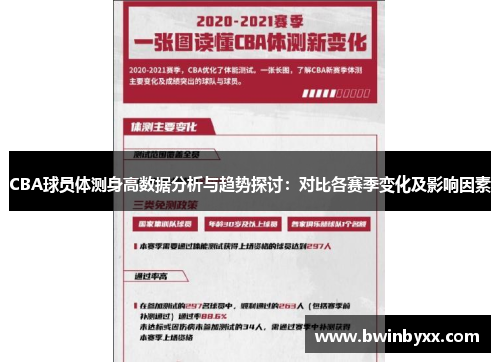 CBA球员体测身高数据分析与趋势探讨：对比各赛季变化及影响因素